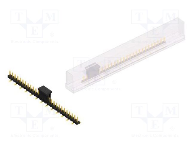 Connector: pin strips; pin header; male; PIN: 27; 2.54mm; SMT; 1x27