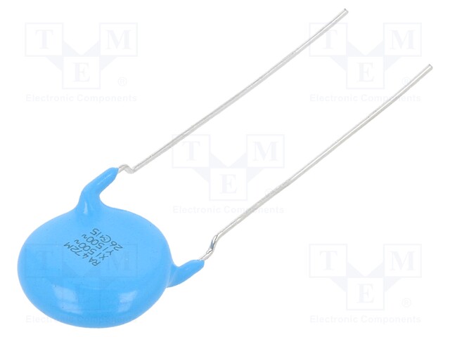Ceramic Suppression Capacitor, 4700 pF, DE1 Series, ± 20%, X1 / Y1, 500 V, 500 V