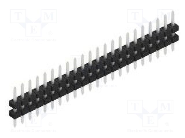 Connector: pin strips; pin header; male; PIN: 22; 2mm; THT; 1x22
