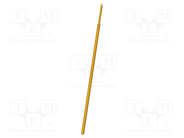Test needle; Operational spring compression: 4.3mm; 2A; Ø: 0.5mm
