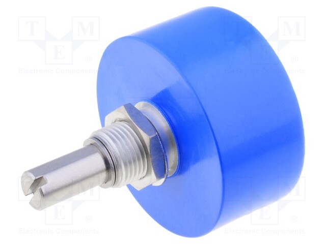 Potentiometer: shaft; single turn; 10kΩ; ±10%; 1.5W; linear; 6.35mm