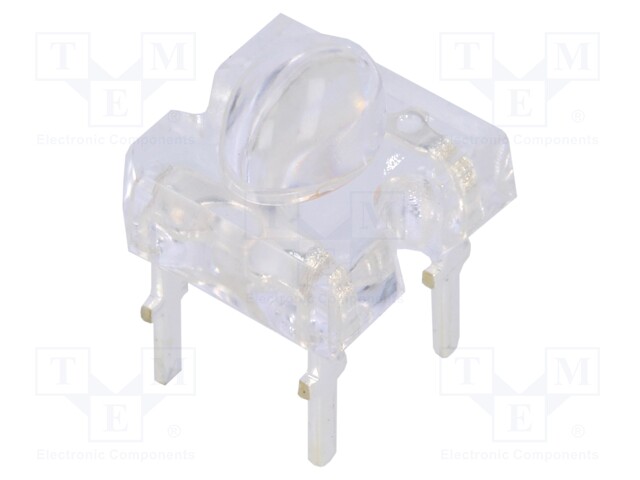 LED Super Flux; oval; 7.62x7.62mm; pink; 3000÷4200mcd; 2.8÷3.6V