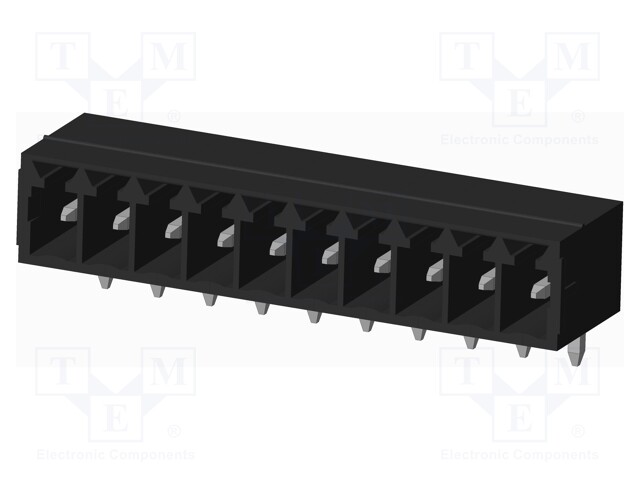 Connector: pluggable terminal block; socket; male; on PCBs