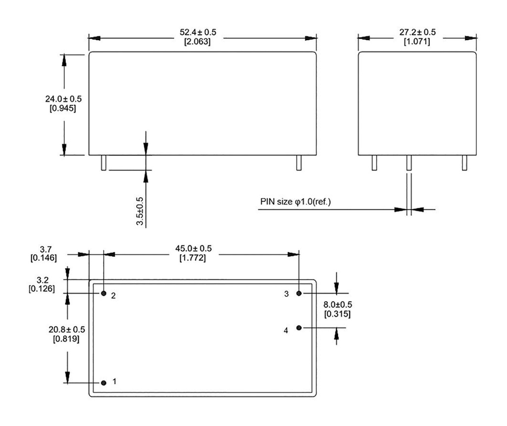 Converter: AC/DC; 15W; 90÷264VAC; Usup: 100÷370VDC; Uout: 24VDC