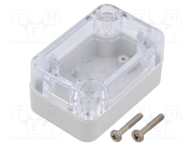 Enclosure: multipurpose; X: 40mm; Y: 60mm; Z: 30mm; ZP; polycarbonate