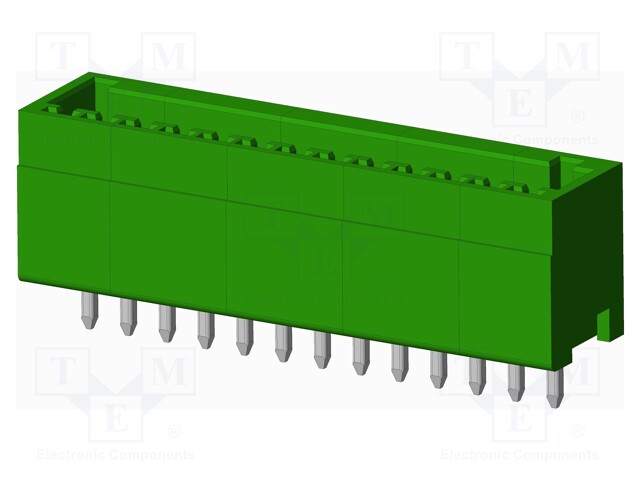 Connector: pluggable terminal block; socket; male; straight; THT