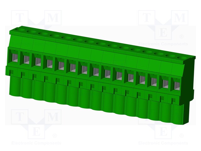 Connector: pluggable terminal block; plug; female; angled 90°