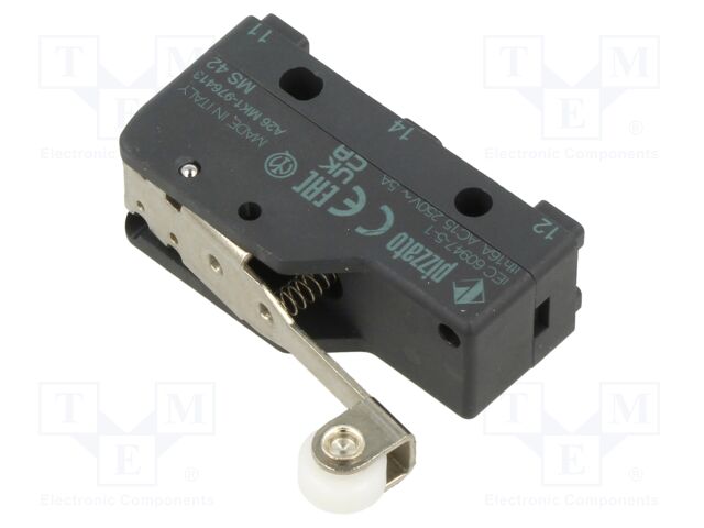 Microswitch SNAP ACTION; 16A/250VAC; 6A/24VDC; SPDT; ON-(ON)