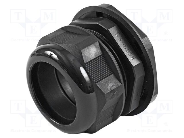 Cable gland; M63; IP68; nylon; UL94V-2; black