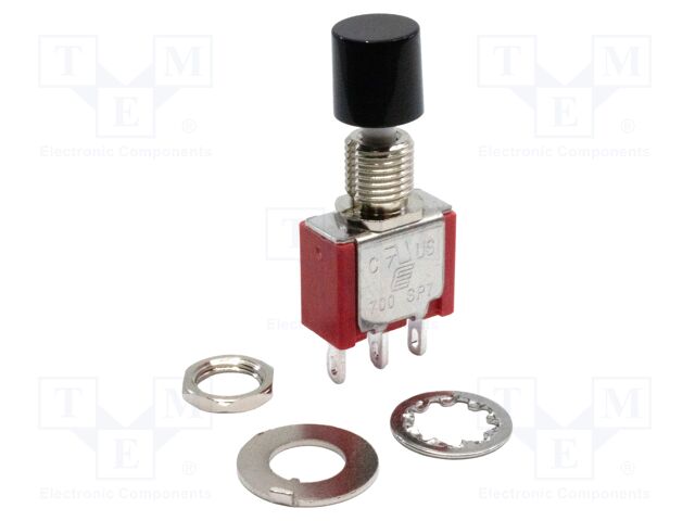 Switch: microswitch SNAP ACTION; Pos: 2; SPDT; 1A/250VAC; 3A/28VDC