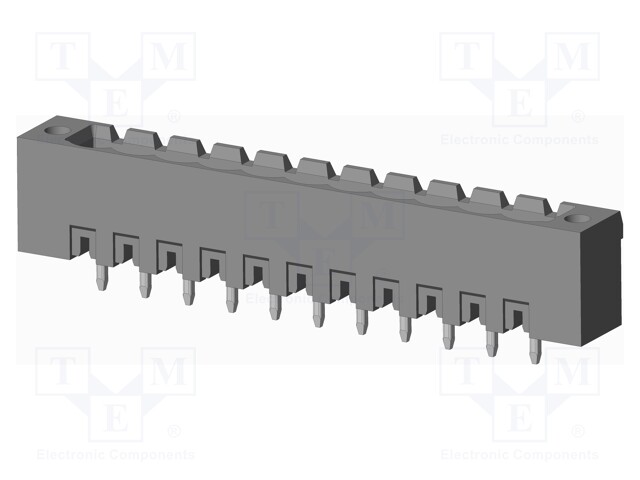 Connector: pluggable terminal block; socket; male; on PCBs