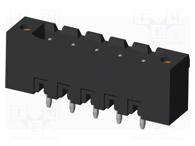 Connector: pluggable terminal block; socket; male; on PCBs