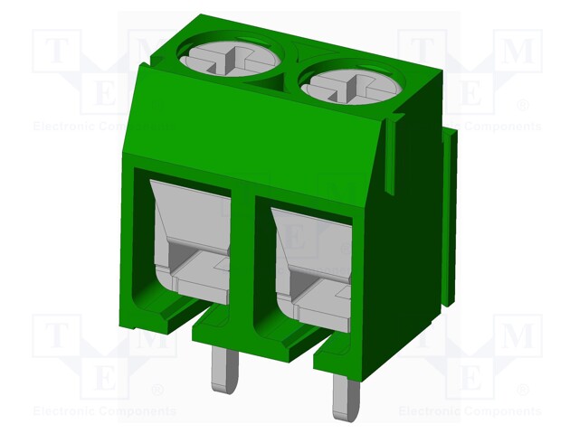 Connector: PCB terminal block; terminal; Plating: tinned; on PCBs