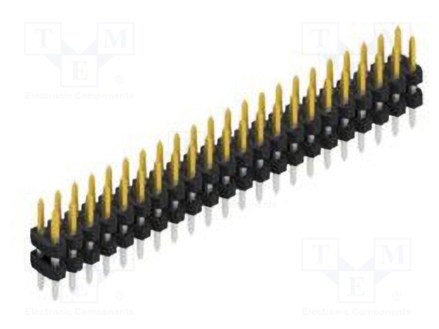 Connector: pin strips; pin header; male; PIN: 44; 2mm; THT; 2x22