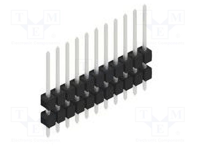 Connector: pin strips; pin header; male; PIN: 11; 2.54mm; THT; 1x11