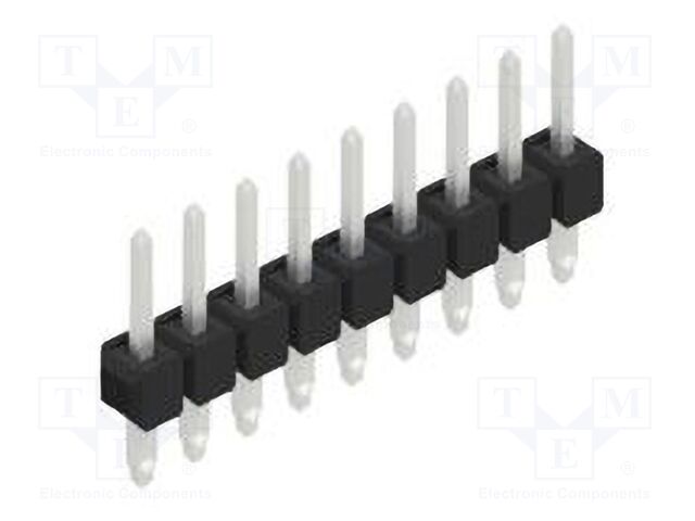 Connector: pin strips; pin header; male; PIN: 9; 2.54mm; THT; 1x9