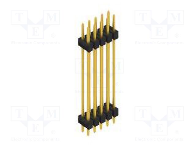 Connector: pin strips; pin header; male; PIN: 10; 2.54mm; THT; 2x5