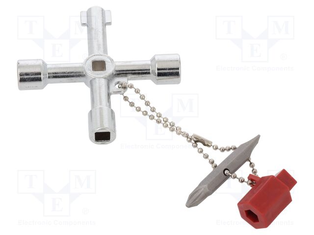 Wrench; for control cabinets; Kit: screwdriver bits