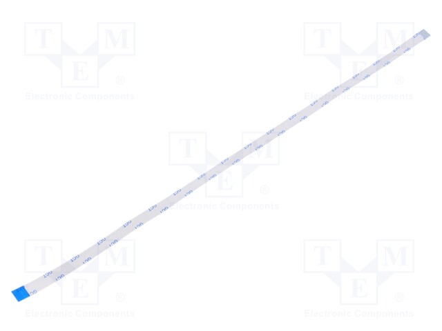 FFC cable; Cores: 10; Cable ph: 0.5mm; L: 254mm; 60V; Plating: tinned