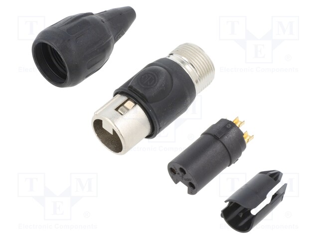 HEAVY DUTY FEMALE 3POLE XLR CABLE CONNECTOR