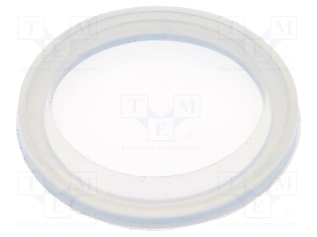 Cover; IP68; transparent; Ø18x2.8mm