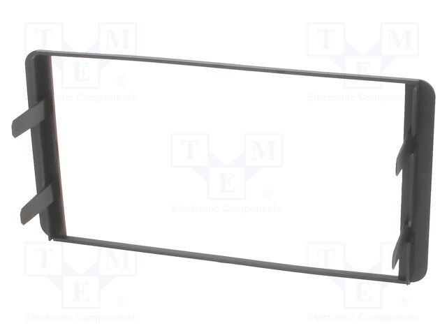 Radio mounting frame; Scion,Subaru,Toyota; 2 DIN; black