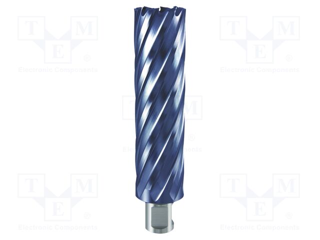 Drill bit; core; Ø: 22mm; L: 145mm; high speed steel; weldon; 3/4"
