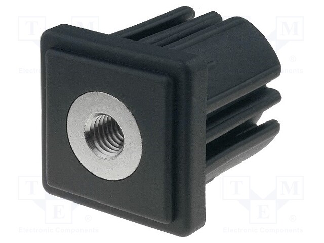 Plugs; for feet fastening,for profiles; H: 43mm; Mat: polyamide