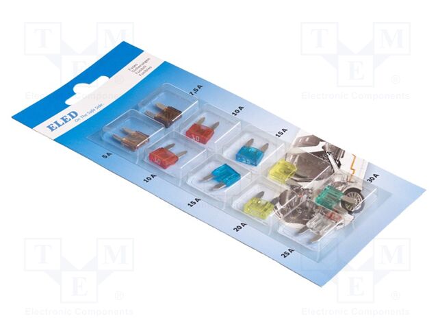 Fuse: fuse; 5A,7.5A,10A,15A,20A,25A,30A; automotive