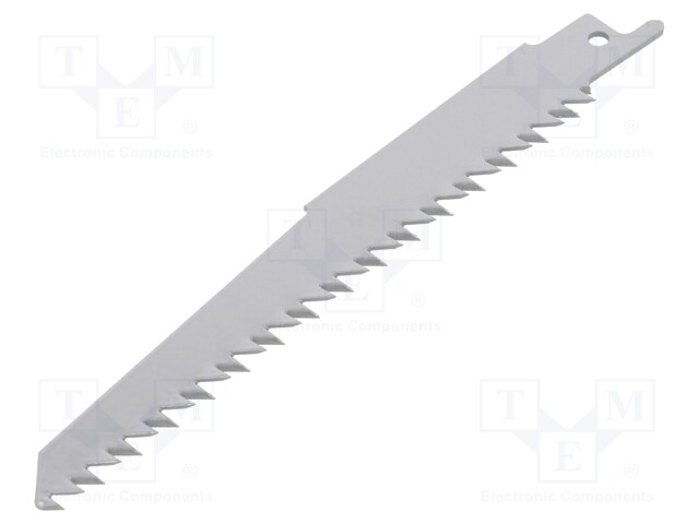 Hacksaw blade; wood,plastic; 150mm; 6teeth/inch; 3pcs.