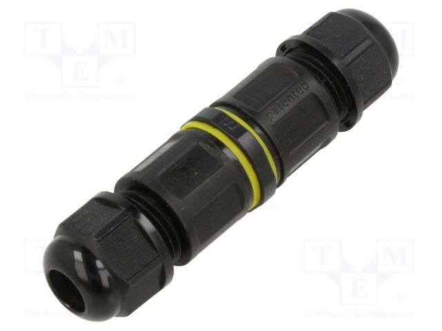 Connector: AC supply; screw terminal; IP68; Body: black