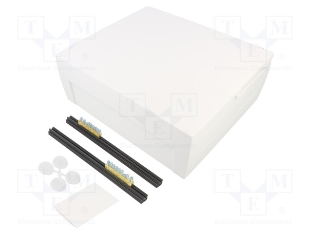 Enclosure: for modular components; white; No.of mod: 12