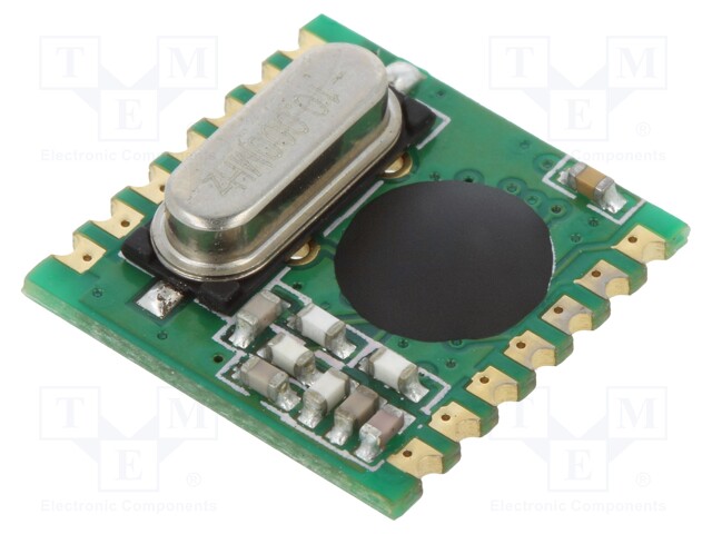 Module: RF; FM transmitter; FSK; 868MHz; SPI; 2.2÷5.4VDC; 8dBm