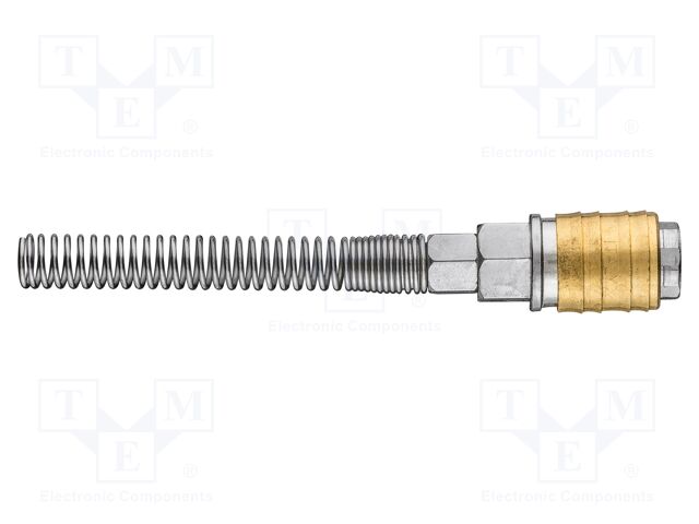 Quick connection coupling; brass; Øint: 6mm; Øout: 8mm