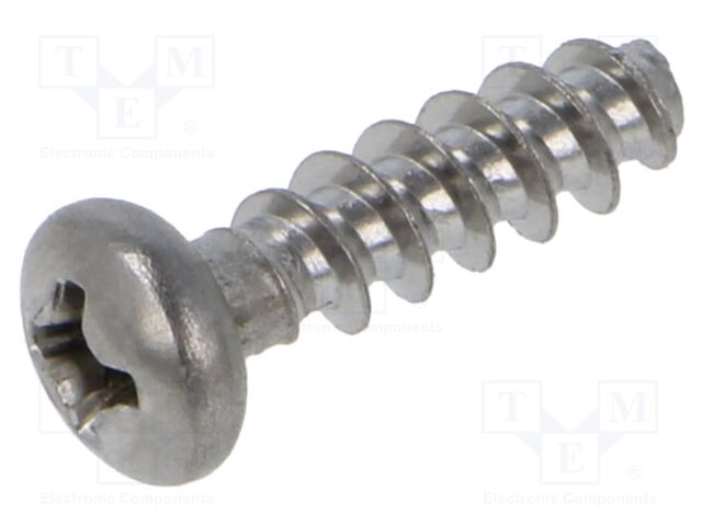 Screw; 4x14; Head: button; Phillips; PH2; A2 stainless steel