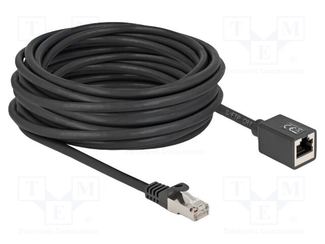 Extender Ethernet; S/FTP; Cat: 6a; RJ45 socket,RJ45 plug; 10m