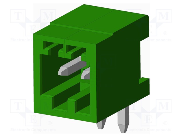 Connector: pluggable terminal block; socket; male; angled; THT