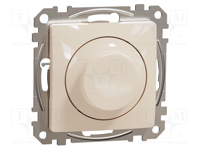 Dimmer; 230VAC; IP20; plaster embedded,in mounting box; beige