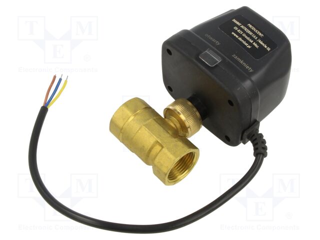 Ball solenoid valve; IP54; max.16bar; 2÷80°C; 220÷240VAC