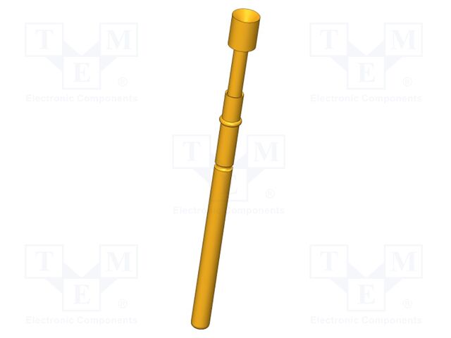 Test needle; Operational spring compression: 4mm; 8A; Ø: 2.5mm