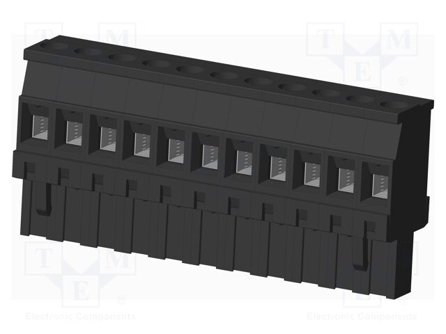 Connector: pluggable terminal block; plug; female; angled 90°