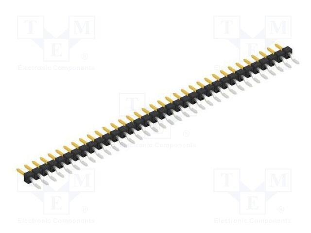 Connector: pin strips; pin header; male; PIN: 34; 2.54mm; SMT; 1x34