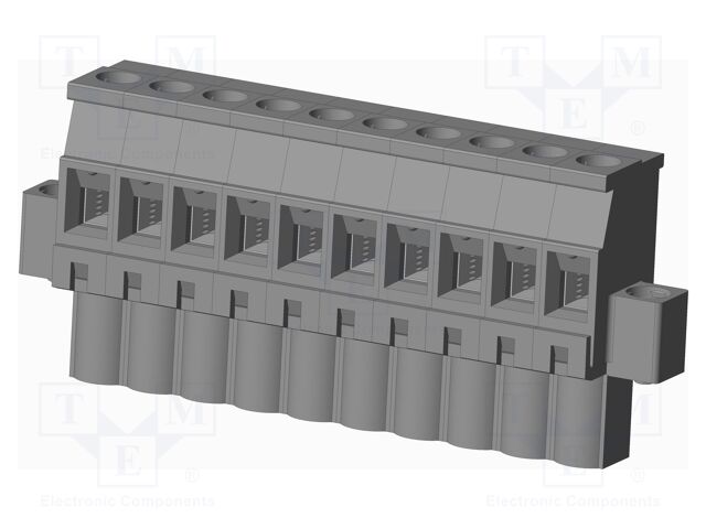 Connector: pluggable terminal block; plug; female; angled 90°