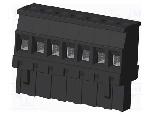 Connector: pluggable terminal block; plug; female; angled 90°