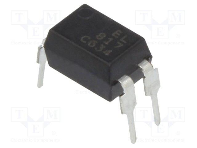 Optocoupler; THT; Channels: 1; Out: transistor; Uinsul: 5kV; Uce: 35V