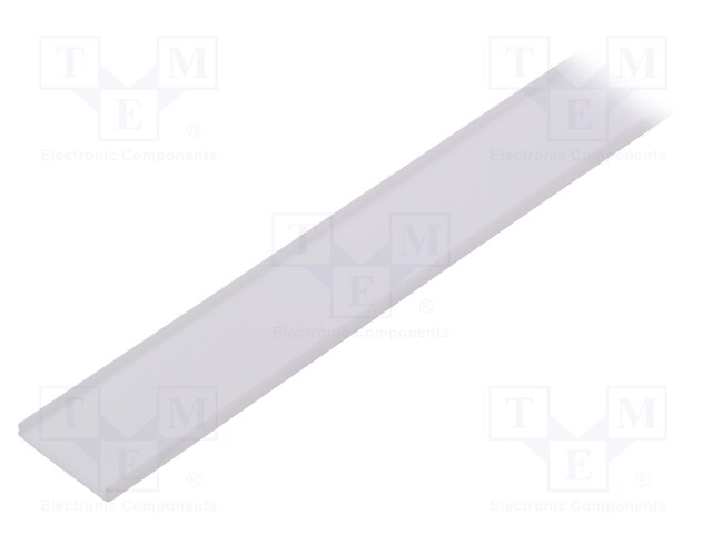 Cover for LED profiles; white; 2m; V: C9; push-in