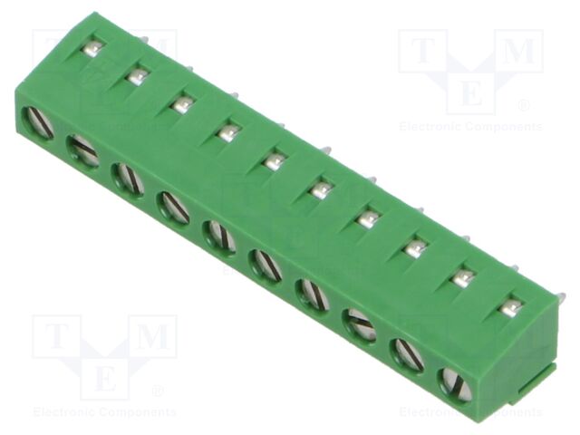 TERMI-BLOK PCB MOUNT  90 10P.