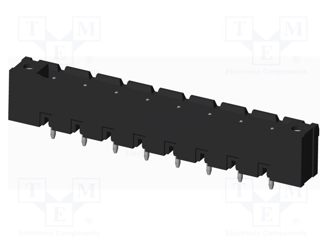 Connector: pluggable terminal block; socket; male; on PCBs