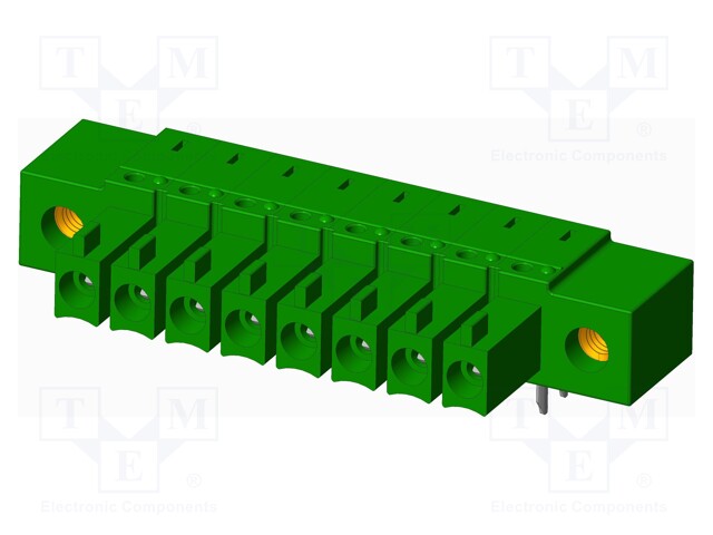 Connector: pluggable terminal block; socket; female; angled 90°