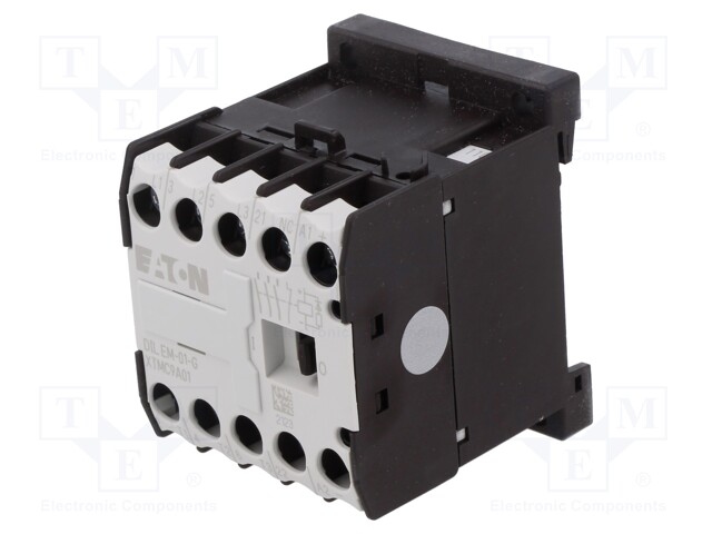 Contactor: 3-pole; NO x3; Auxiliary contacts: NC; 110VDC; 8.8A; DIN